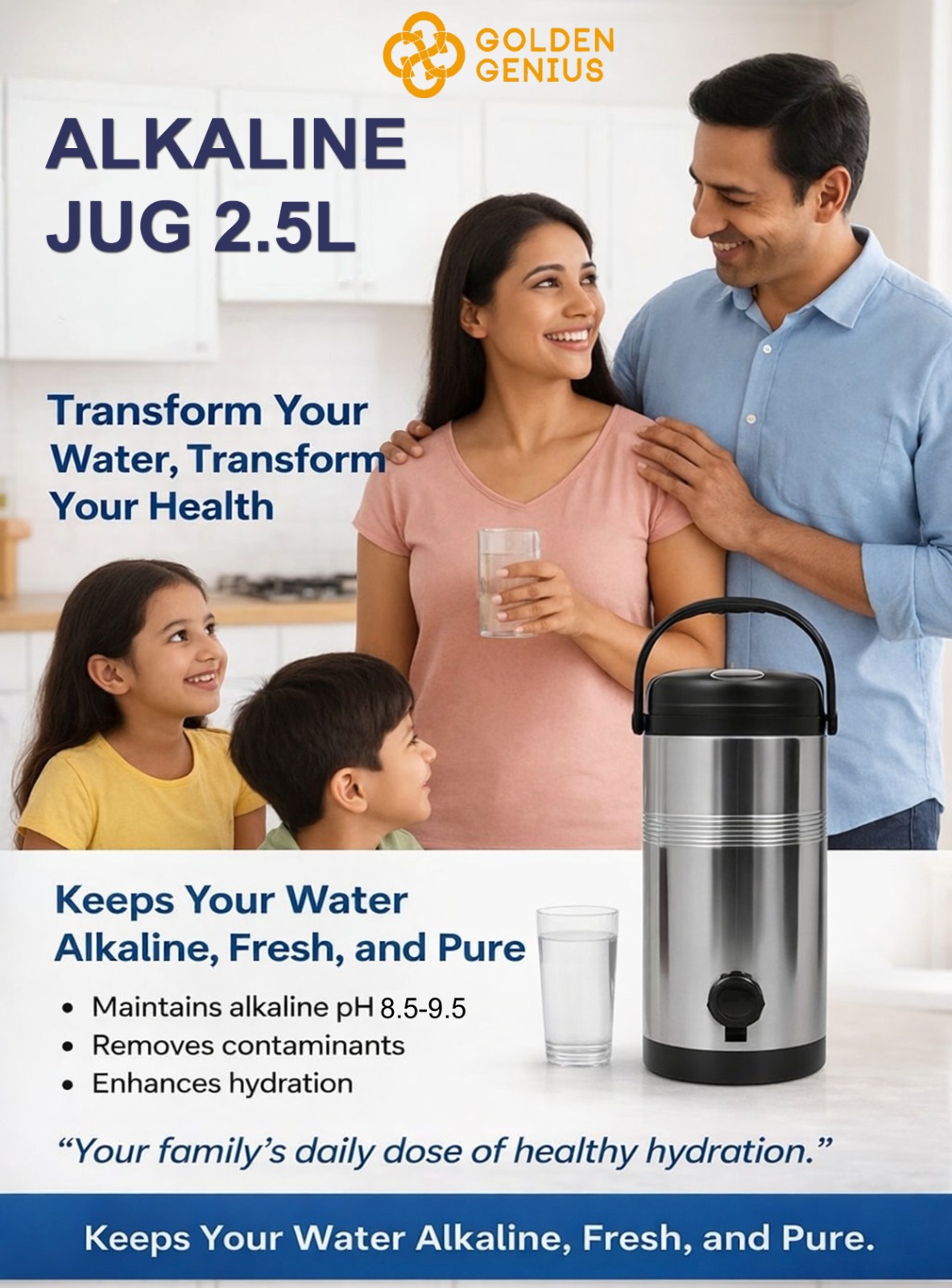 ALKALINE WATER CAMPER 2.5Ltr.