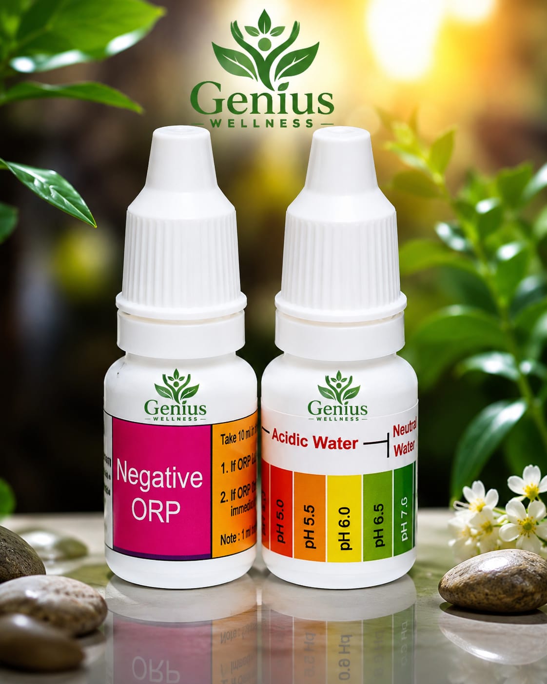 Genius Alkaline Water PH + ORP Testing kits